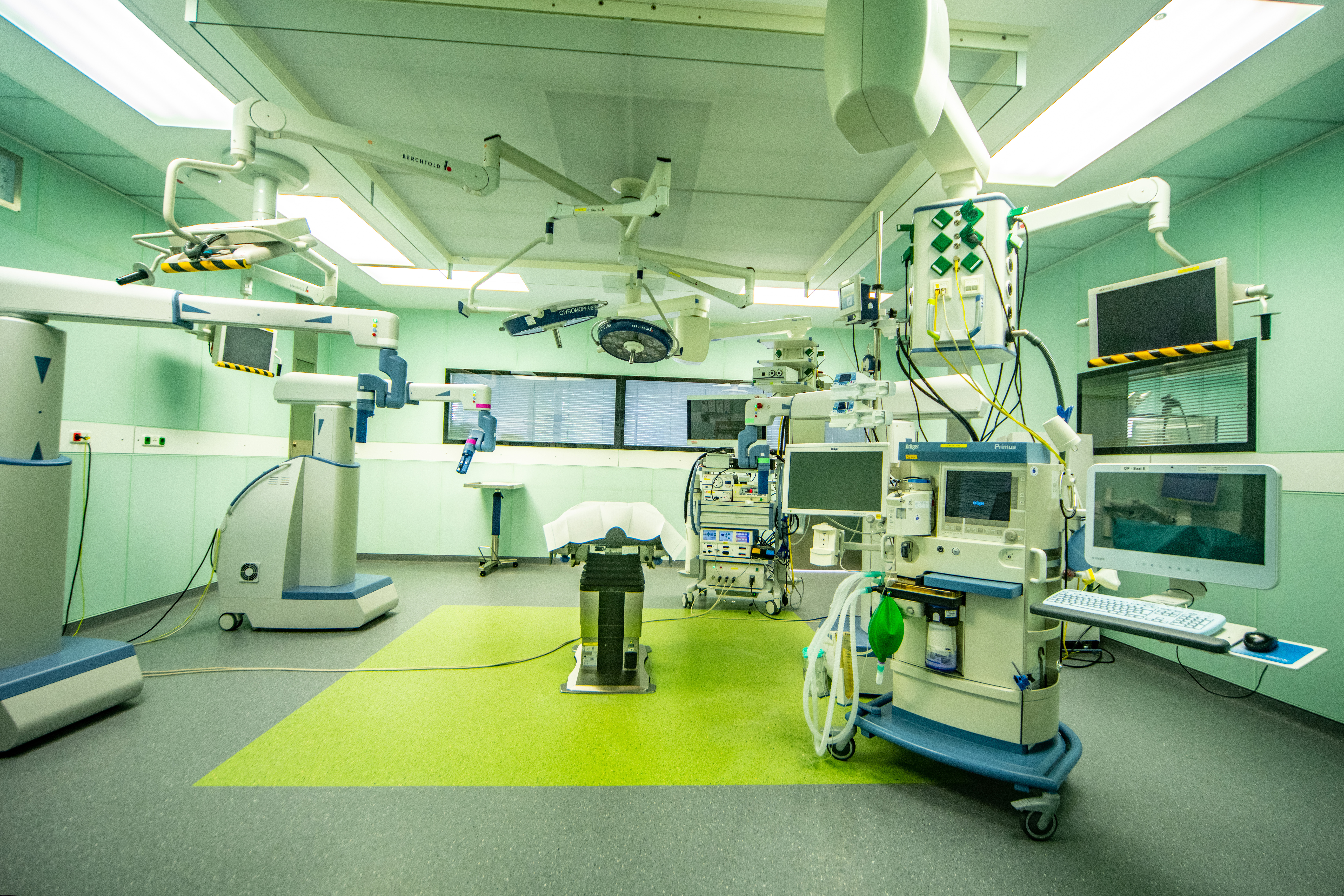 Ein leerer Operationsraum